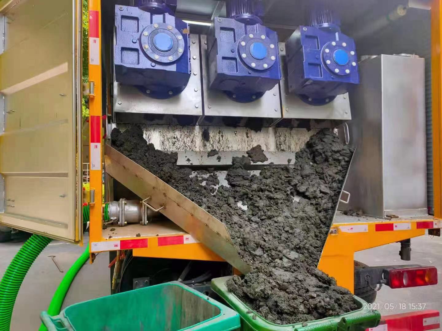 岗巴化粪池清掏城市维护站-泥浆净化干湿分离处理